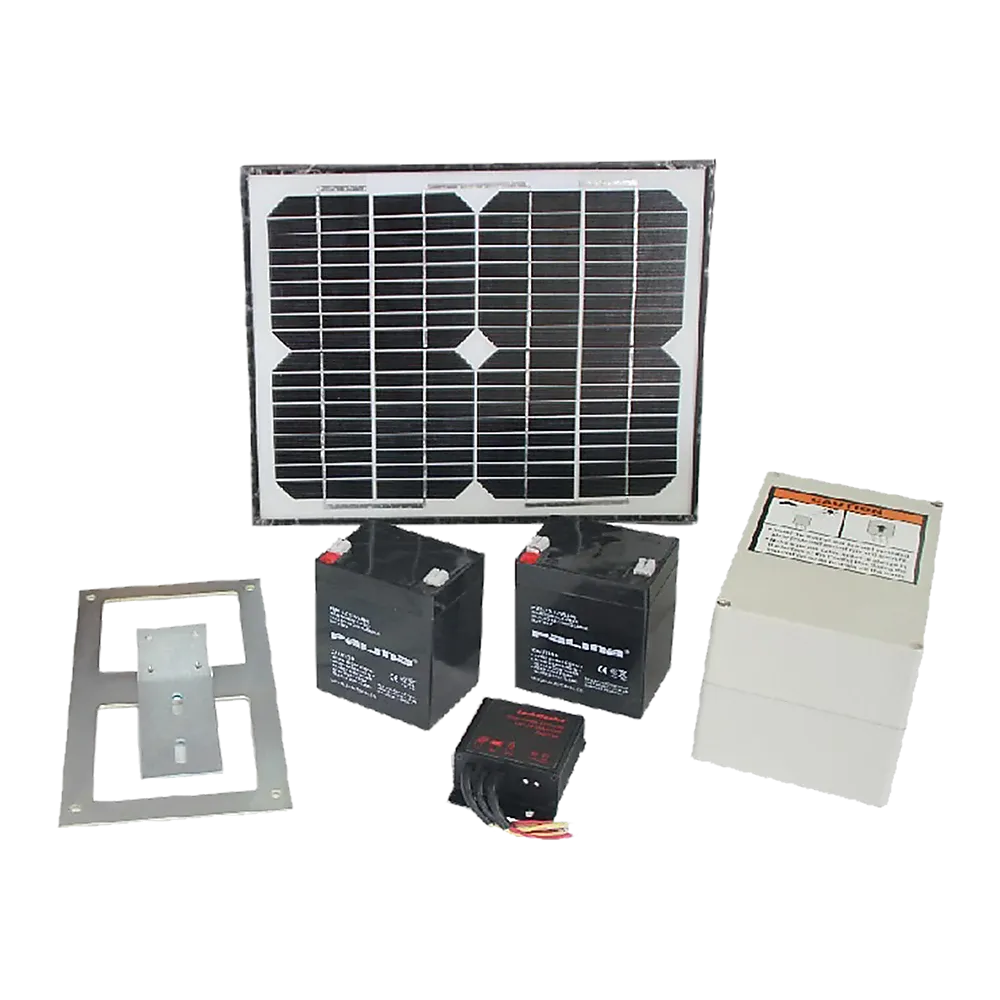 1200KG 10W Solar Double Swing Auto Motor Remote Gate Opener