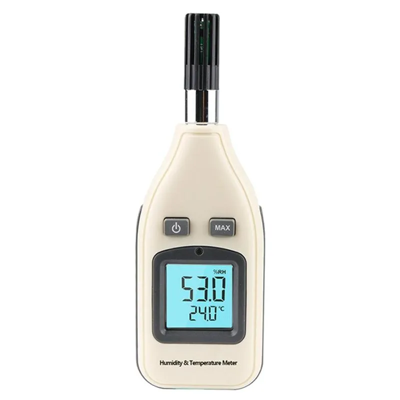1.45 Inch Screen Digital Humidity & Temperature Meter White