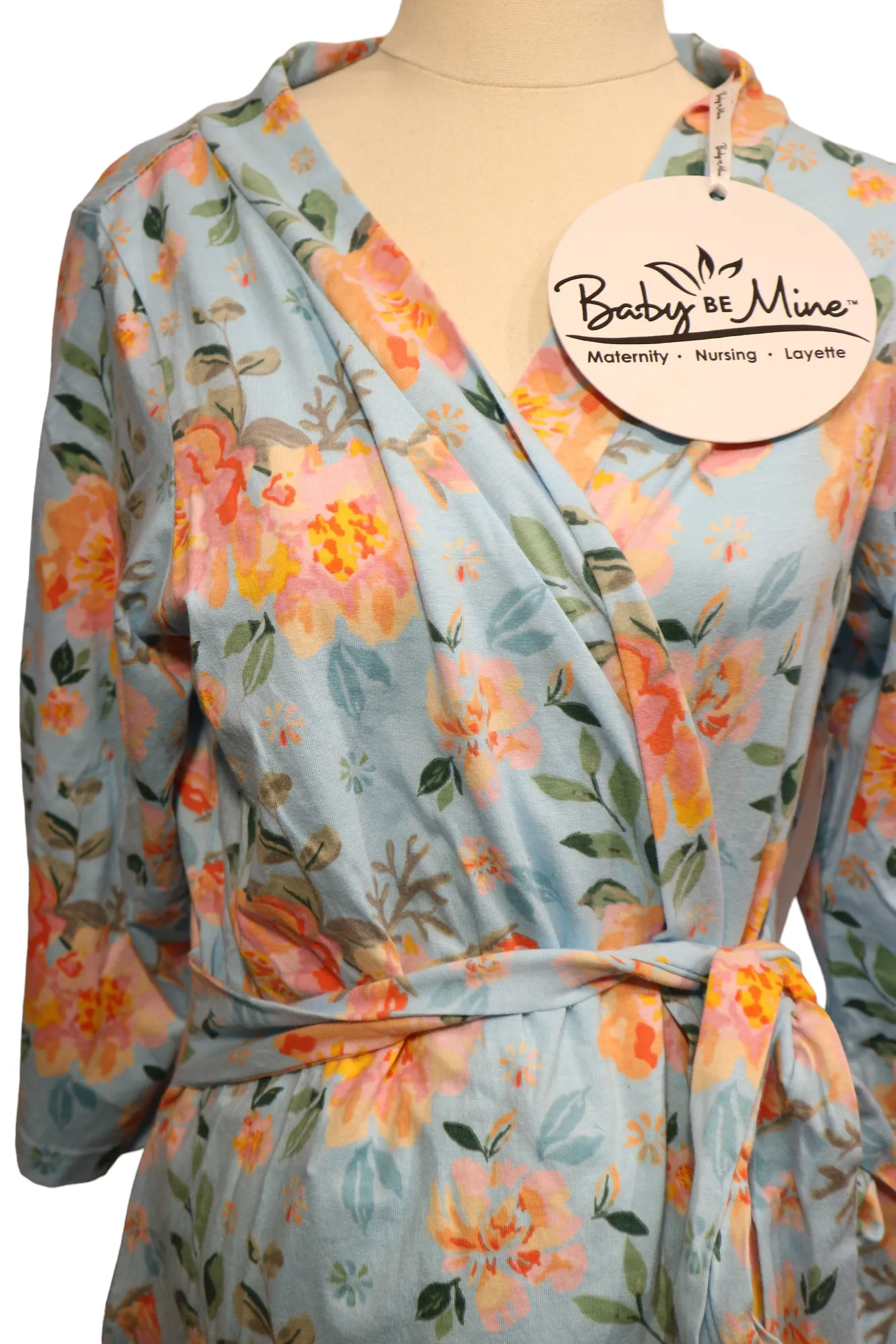 Baby Be Mine Maternity Robe, S-M