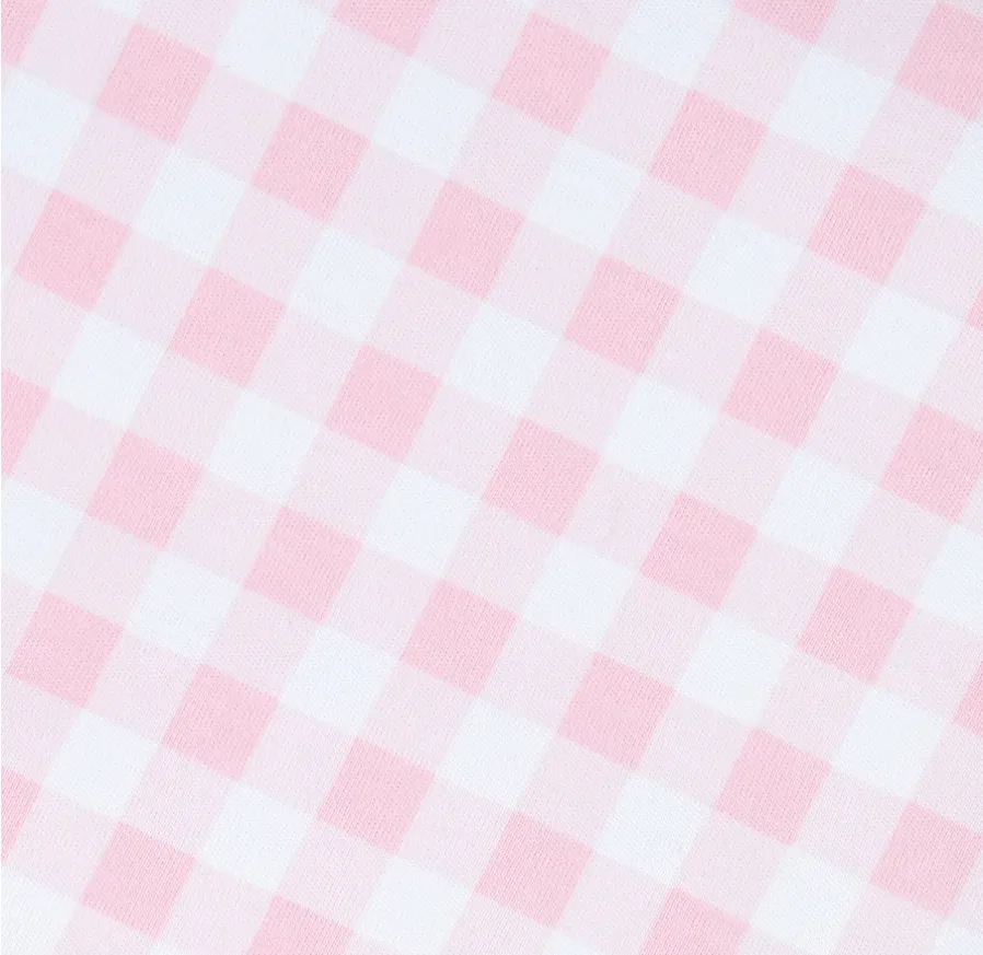 Baby Checks Swaddle Pink