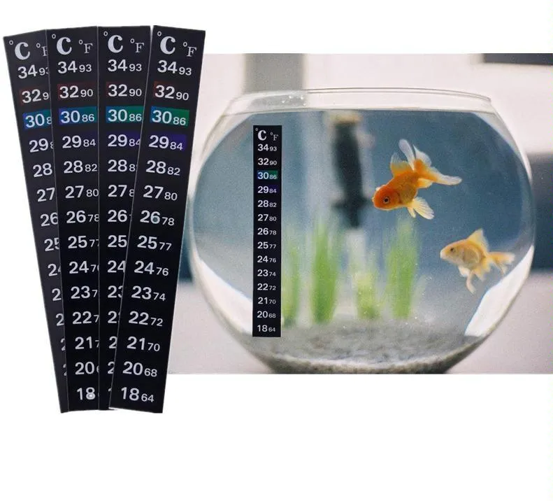 Digital Aquarium Fridge Thermometer Sticker Temperature Measurement