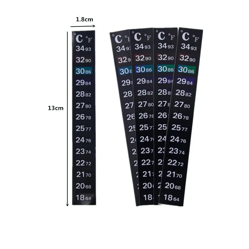 Digital Aquarium Fridge Thermometer Sticker Temperature Measurement