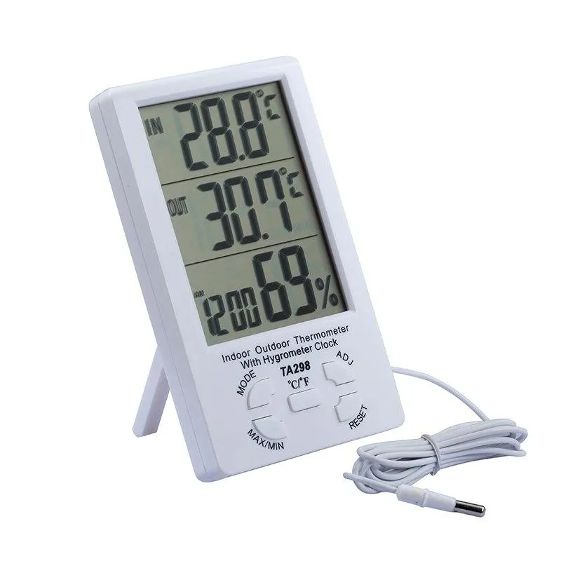 Digital Lcd Humidity & Thermometer   Extra Sensor Cable