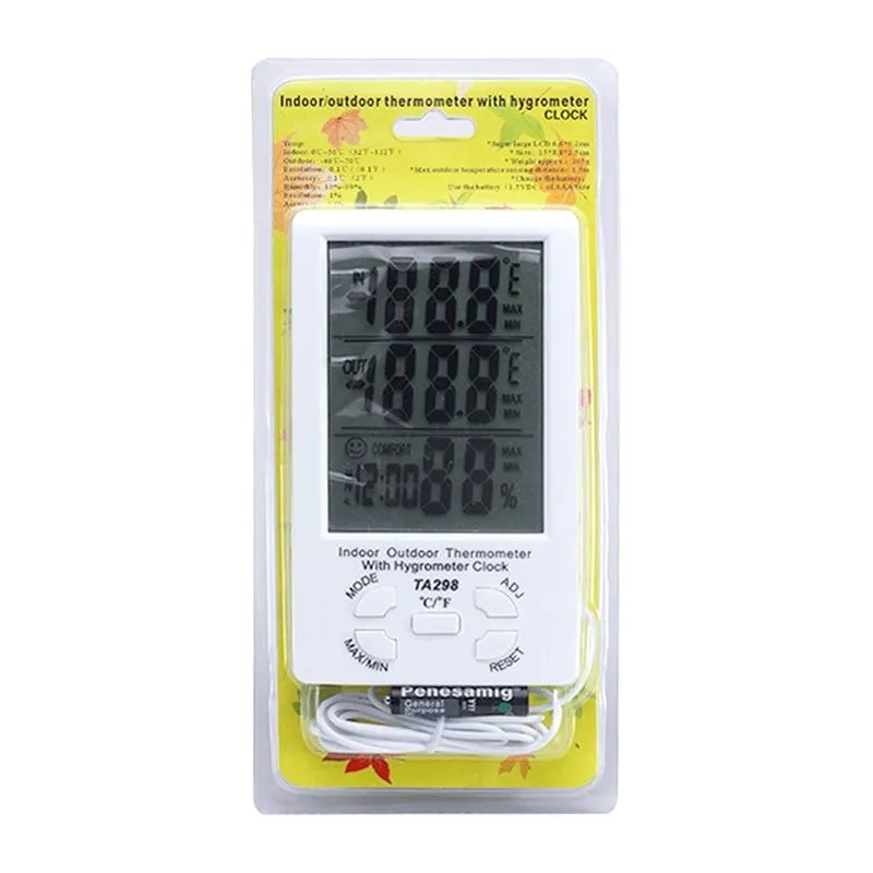 Digital Lcd Humidity & Thermometer   Extra Sensor Cable