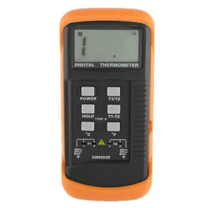 Digital Thermometer With Two K Type Sensors