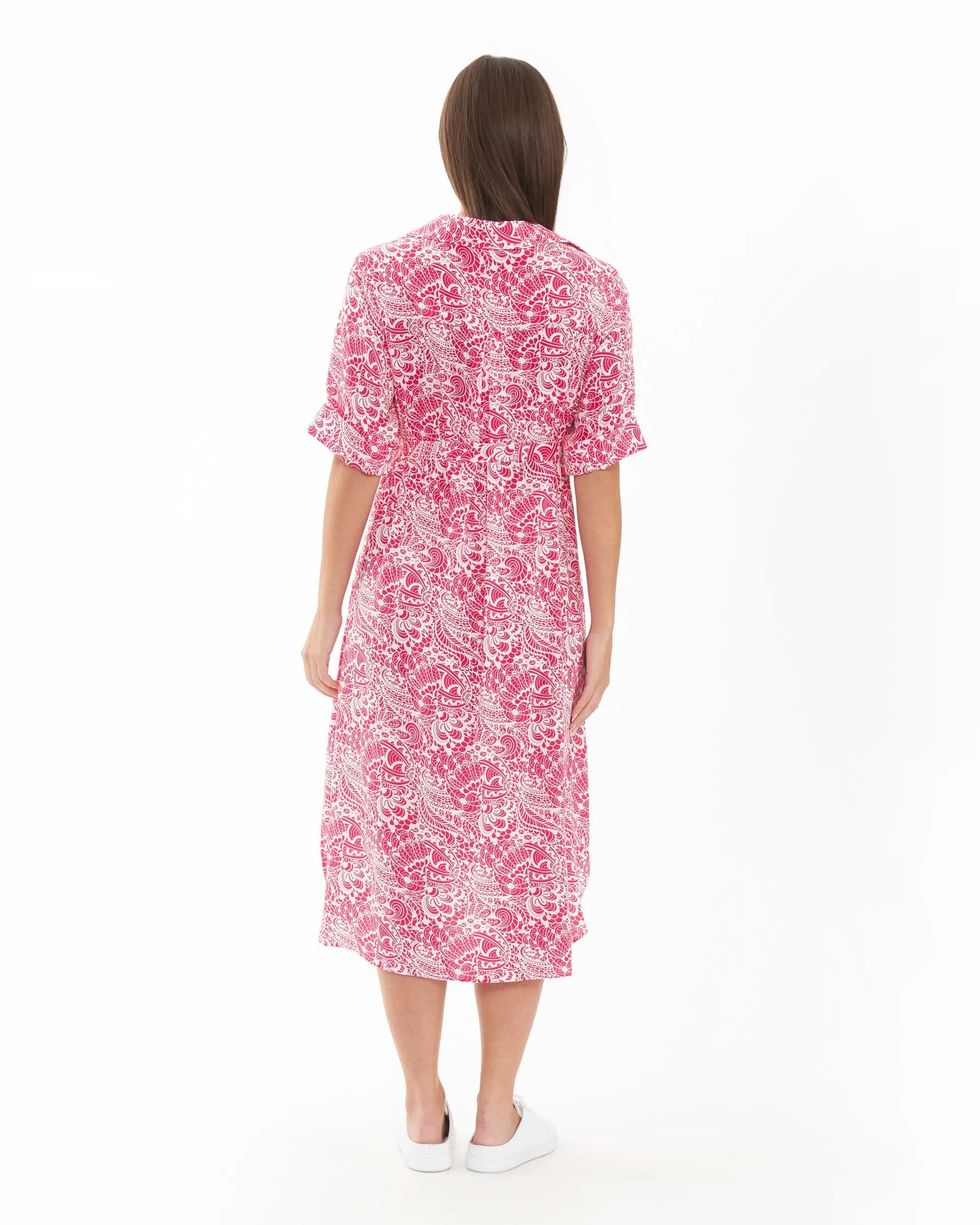 'Janis' Maternity & Nursing Shirt Dress
