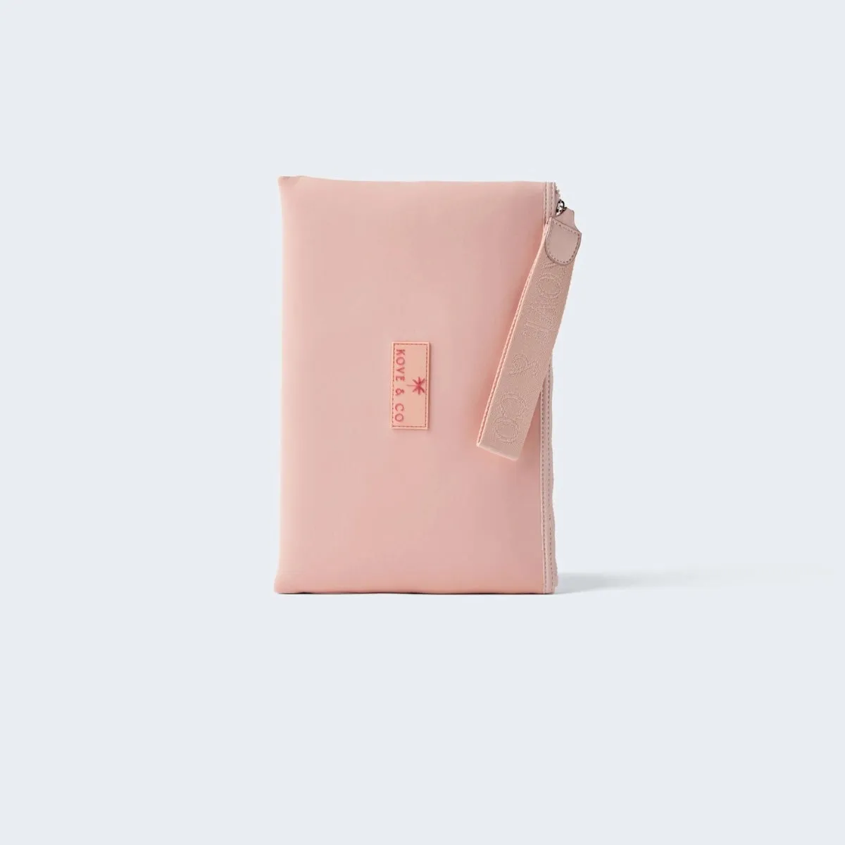 Kove & Co Nappy Wallet with Fold Out Change Mat (Beige)