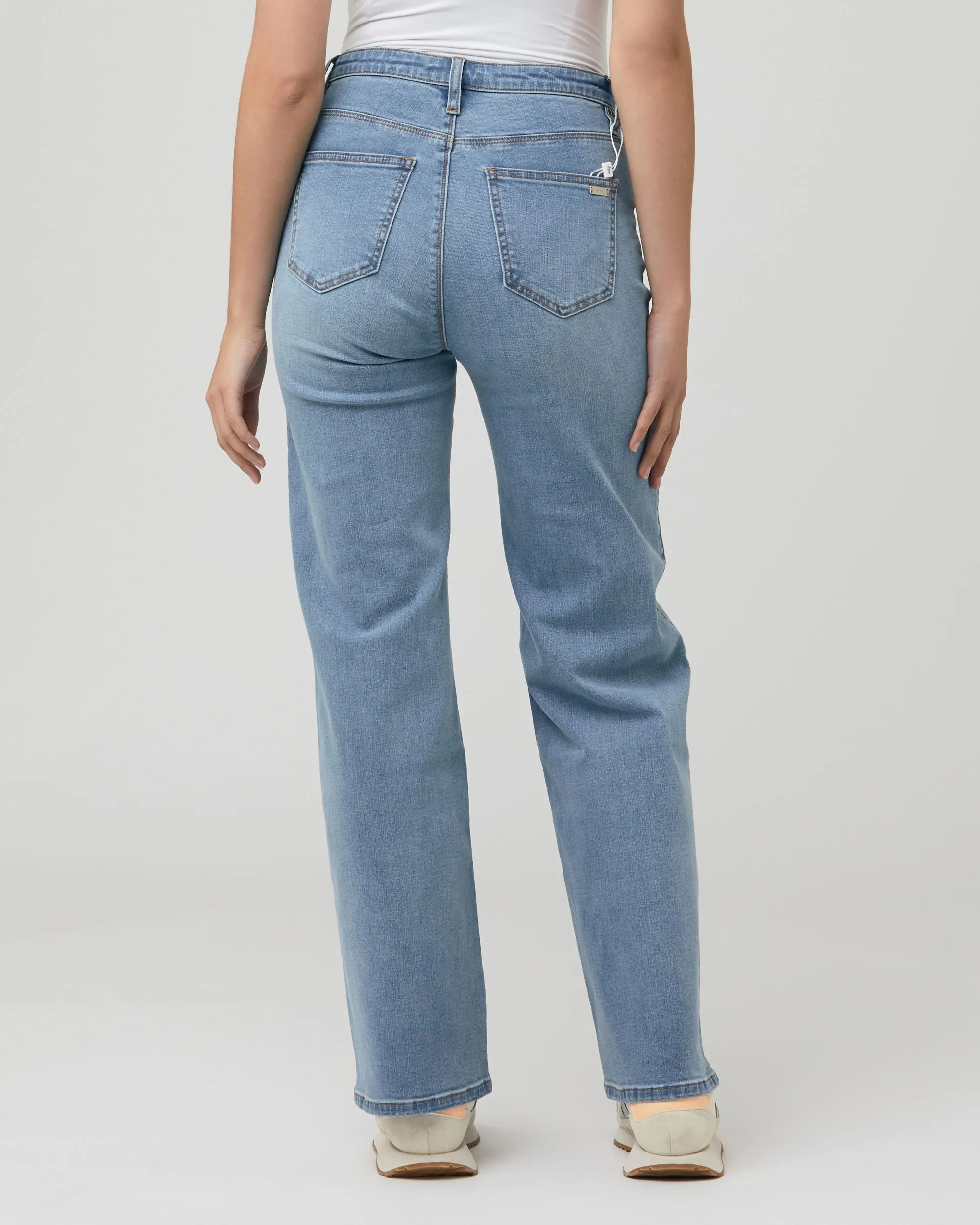 Kylie Wide Leg Jean Light Blue
