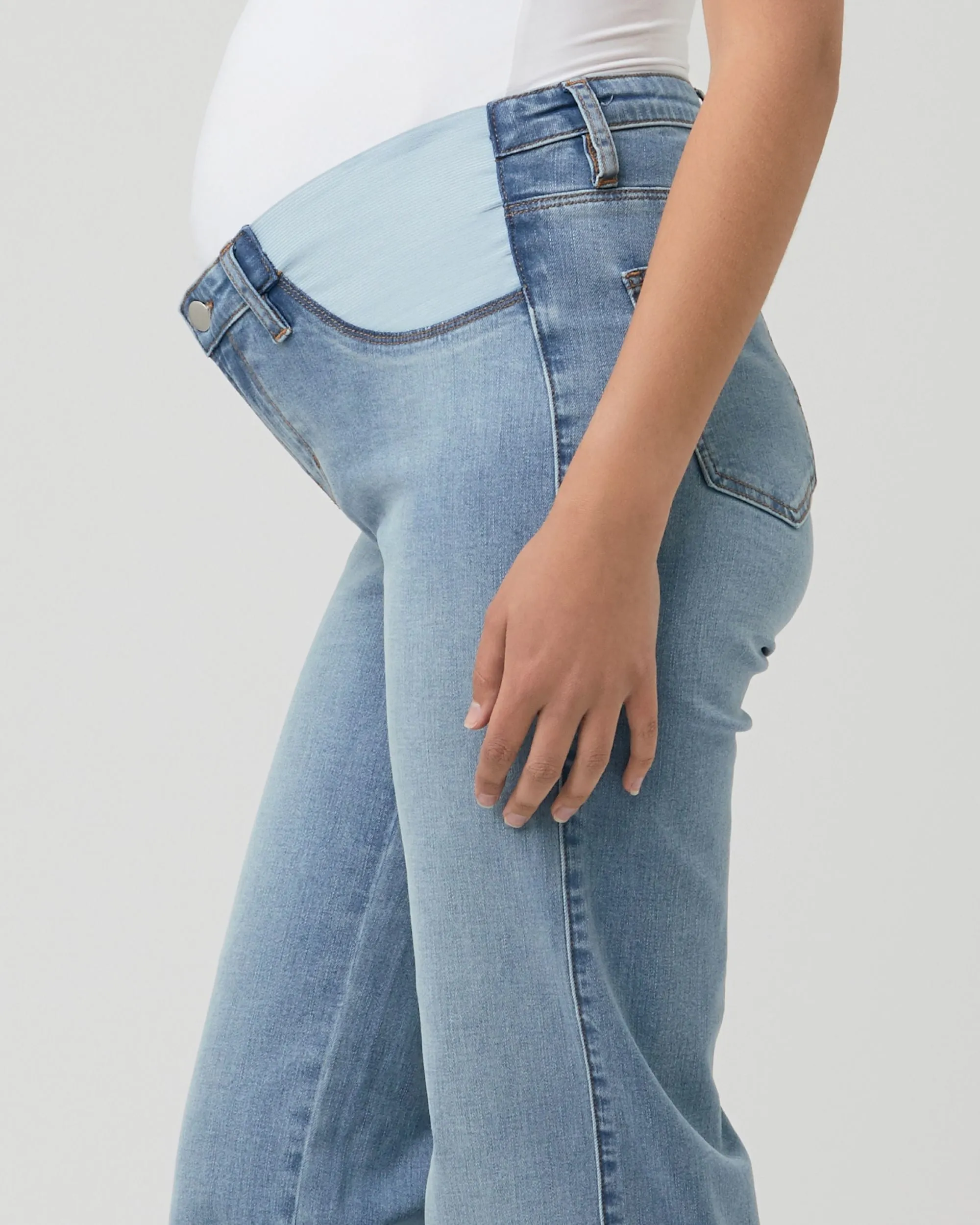 Kylie Wide Leg Jean Light Blue
