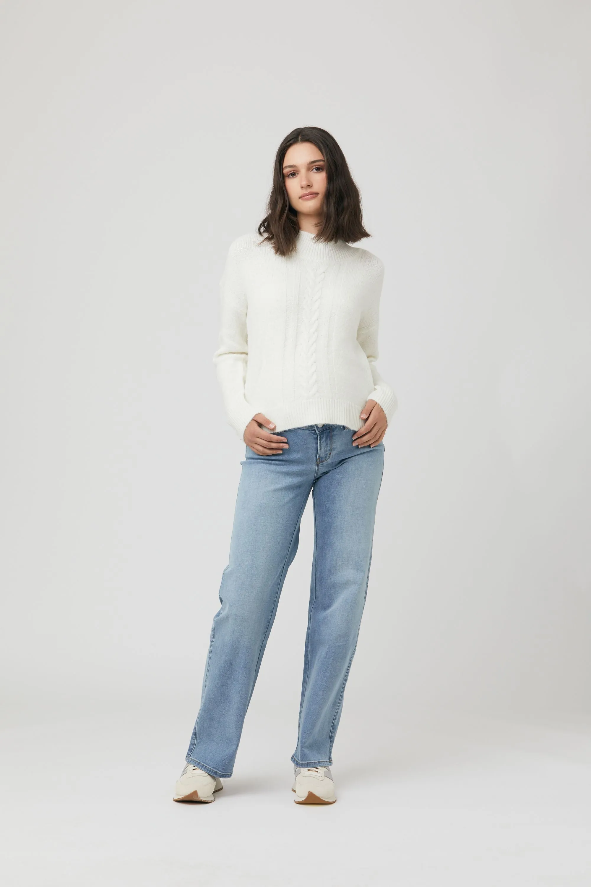 Kylie Wide Leg Jean Light Blue