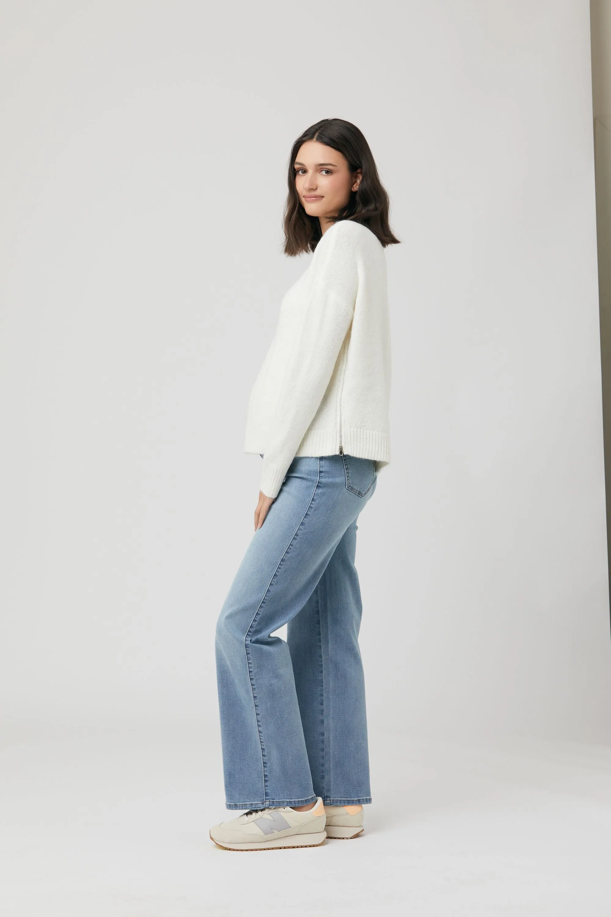 Kylie Wide Leg Jean Light Blue