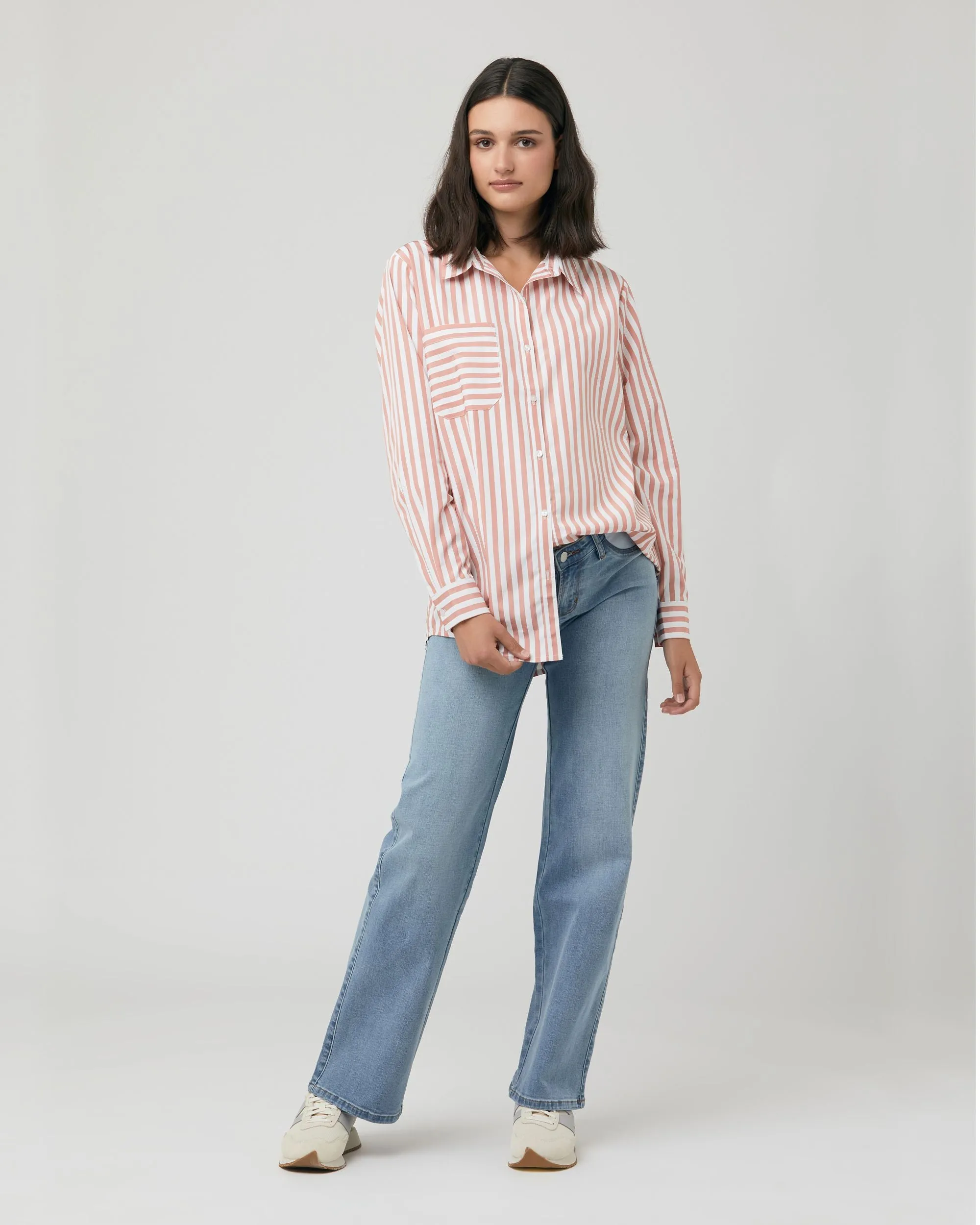 Kylie Wide Leg Jean Light Blue