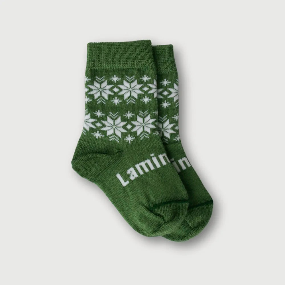 Lamington Merino Wool Crew Socks | BABY | Blizzard