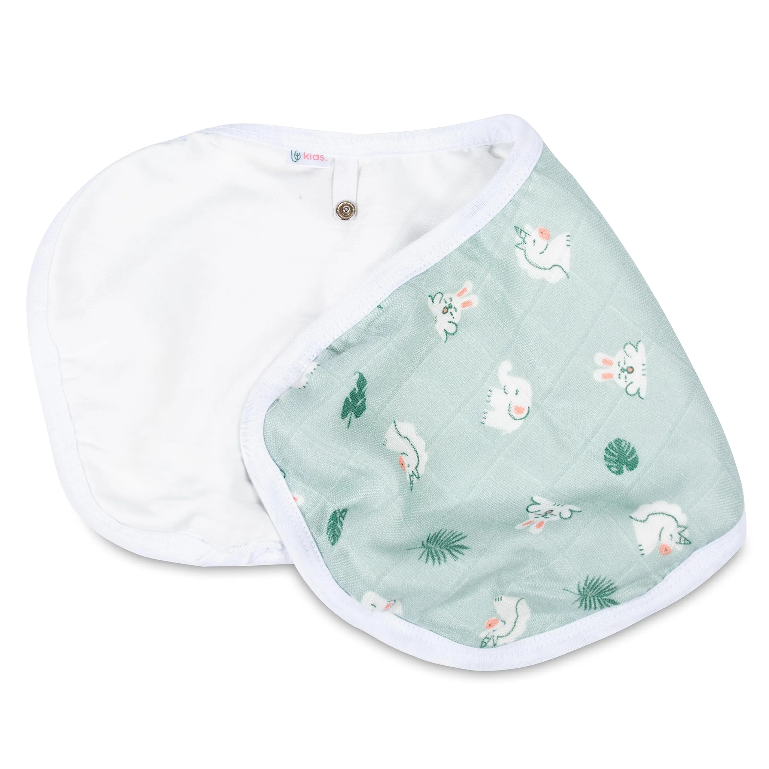Mush Super Soft 100% Bamboo Terry Washcloth/Reusable Baby Wipes/Baby Towel for New Born || 500 GSM || Absorbent, Anti-Microbial, Sensitive Skin Friendly. (2, Geo Peach, Geo Mustard)
