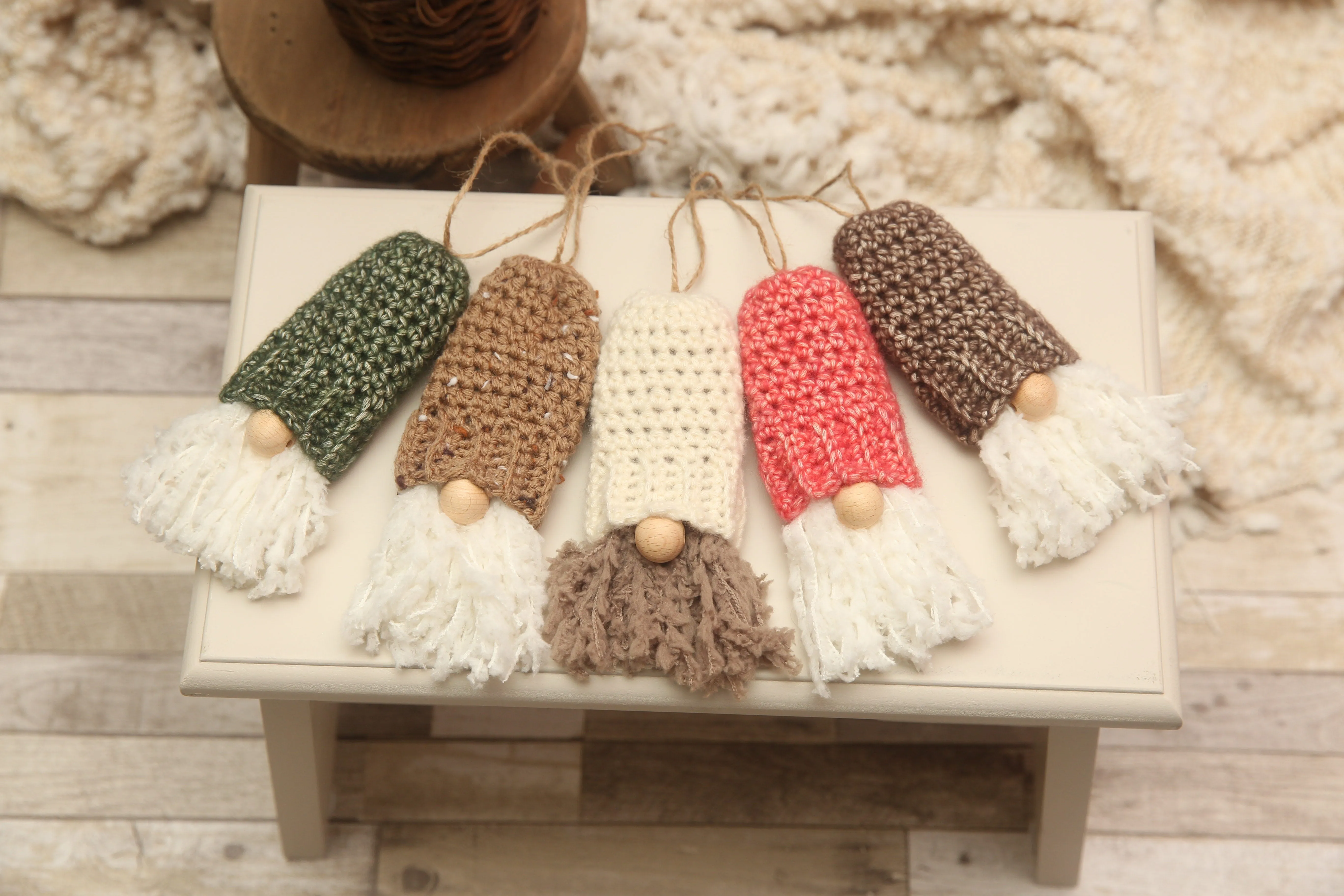 NON-PROP; Christmas Ornaments; Gnomes; Ready to Ship