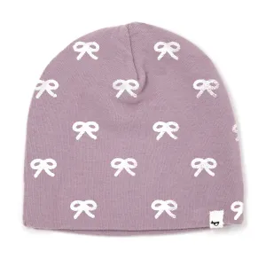 oh baby! Silver Bows Hat - Dusty Lavender