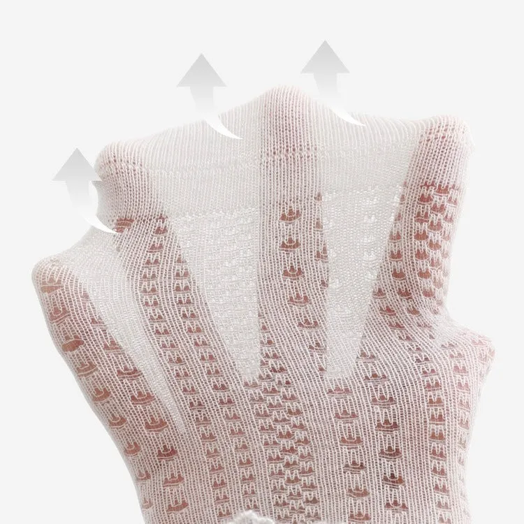 Princess Bow Lace Summer Mesh Socks [Set of 3]