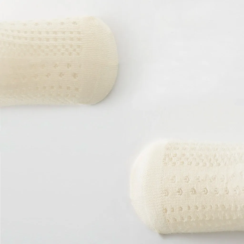 Princess Bow Lace Summer Mesh Socks [Set of 3]