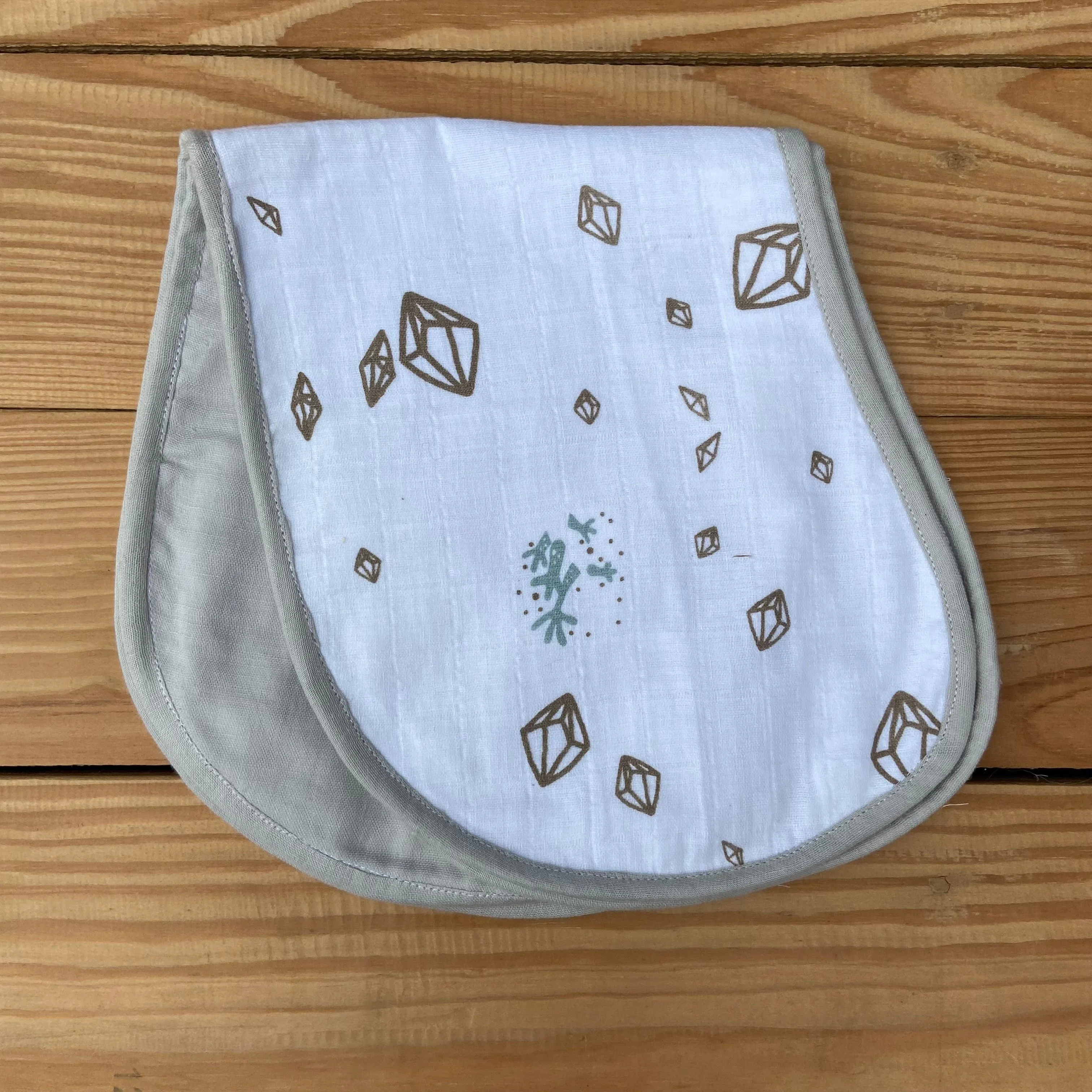 Sea Treasures Burp Cloth