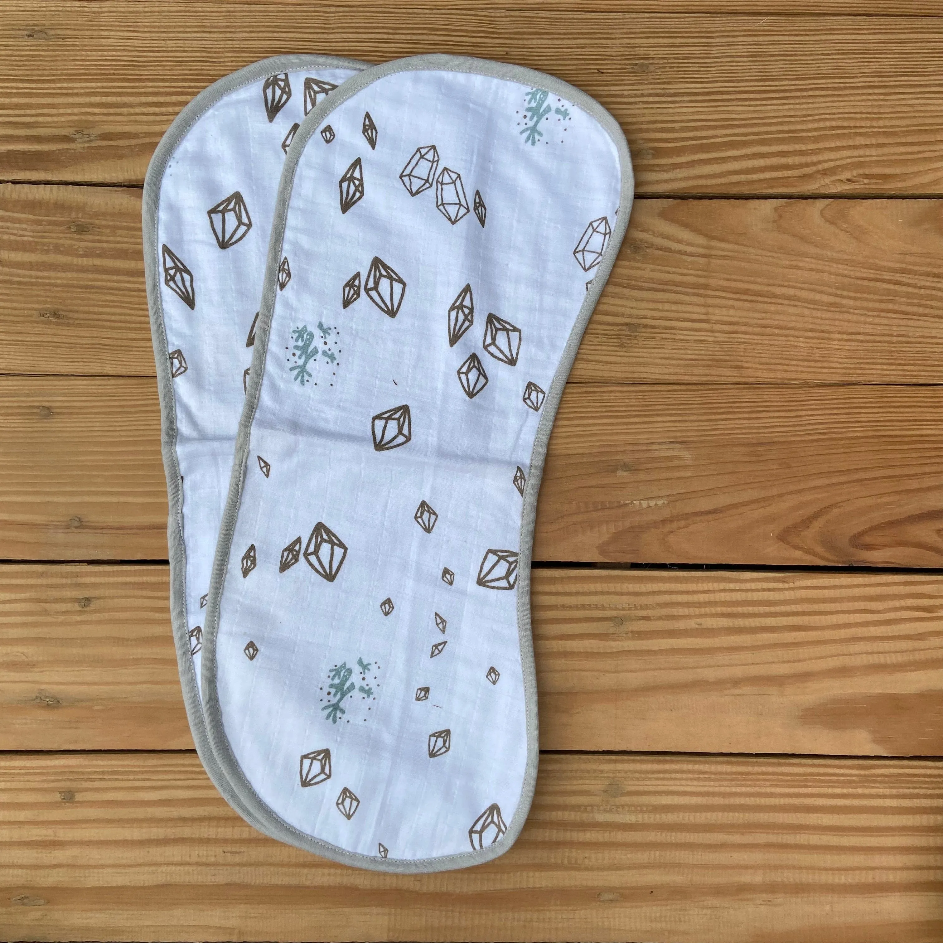 Sea Treasures Burp Cloth