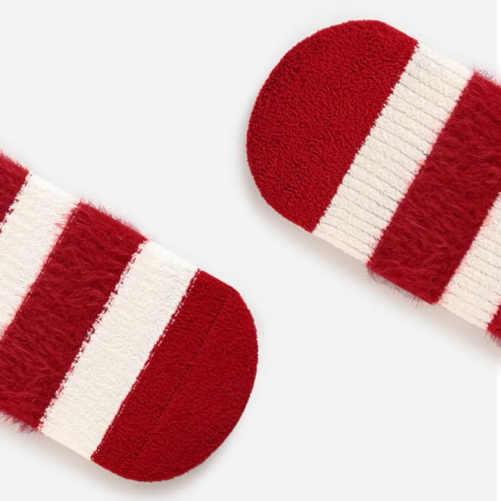 Snug & Safe Red Warm Socks [Set of 5]