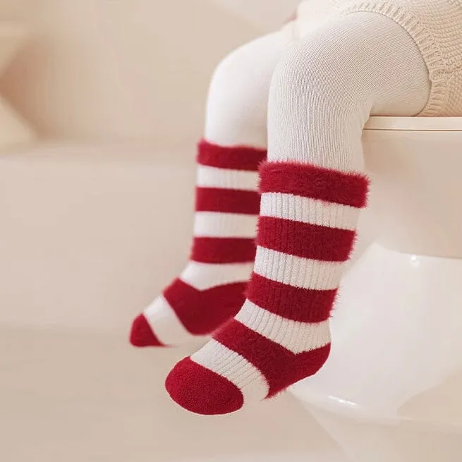 Snug & Safe Red Warm Socks [Set of 5]