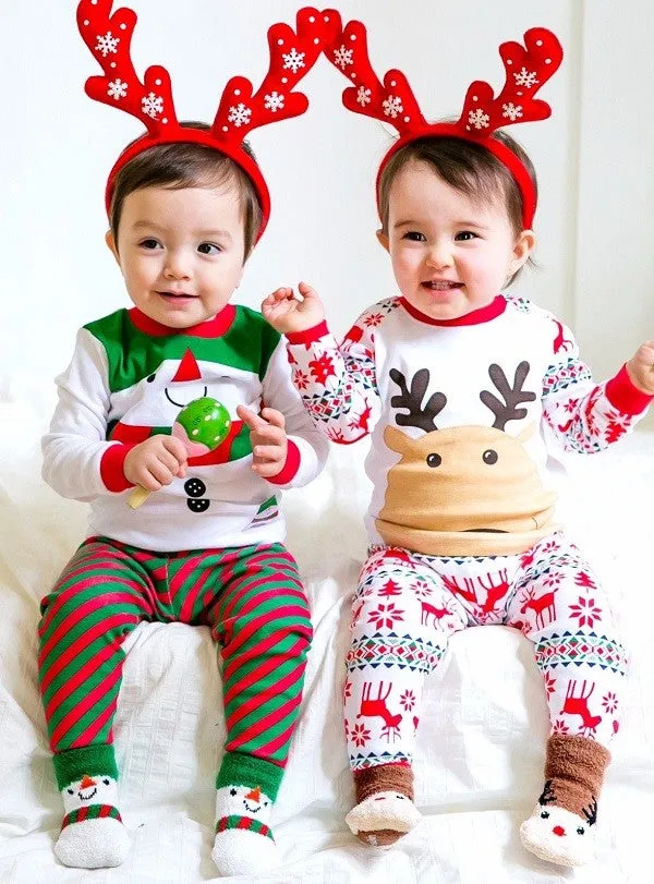 Toddlers Fuzzy Fun snowman socks